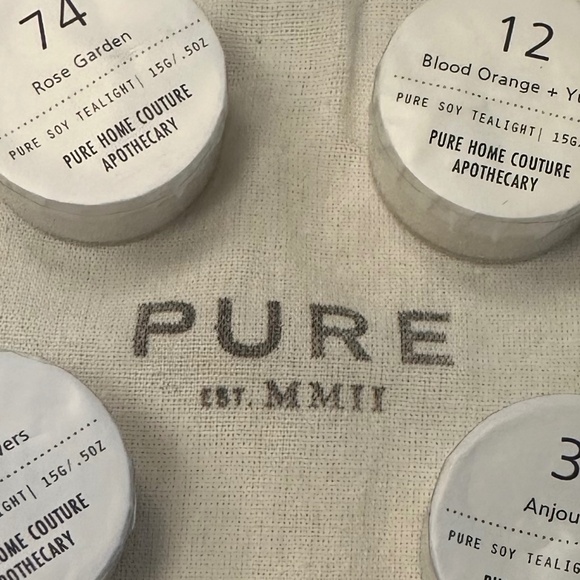 PURE HOME COUTURE - 12 Assorted Scent Tea Lights in Bag - Picture 12 of 12